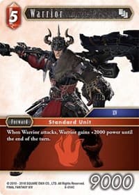 Warrior - Opus VI - Final Fantasy TCG card