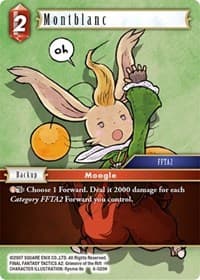 Montblanc - Opus VI - Final Fantasy TCG card