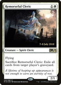 Remorseful Cleric - Prerelease Cards - Magic: The Gathering card
