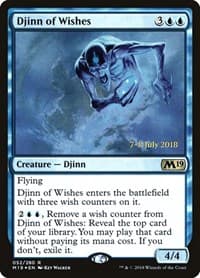 Djinn of Wishes - Prerelease Cards - Magic: The Gathering card
