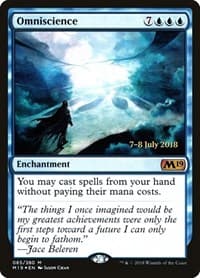 Omniscience - Prerelease Cards - Magic: The Gathering card