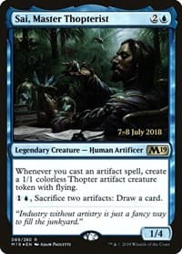 Sai, Master Thopterist - Prerelease Cards - Magic: The Gathering card