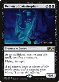 Demon of Catastrophes - Prerelease Cards - Magic: The Gathering card