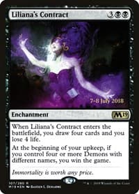 Liliana's Contract - Prerelease Cards - Magic: The Gathering card