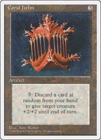 Coral Helm - Fourth Edition - Magic: The Gathering card