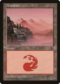 Mountain (157) - Portal Second Age - Magic: The Gathering card