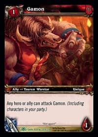 Gamon - Dark Portal - WoW card