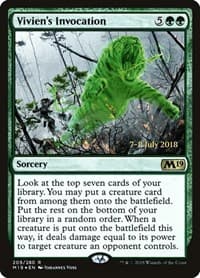 Vivien's Invocation - Prerelease Cards - Magic: The Gathering card