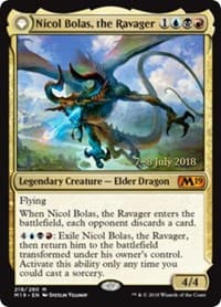 Nicol Bolas, the Ravager - Prerelease Cards - Magic: The Gathering card