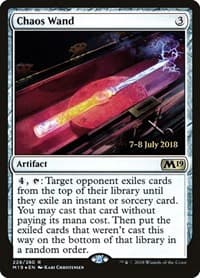 Chaos Wand - Prerelease Cards - Magic: The Gathering card