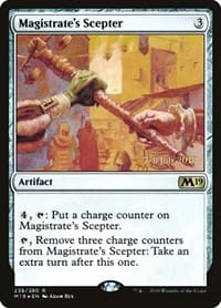 Magistrate's Scepter - Prerelease Cards - Magic: The Gathering card
