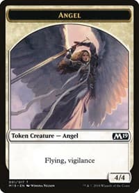 Angel Token - Core Set 2019 - Magic: The Gathering card
