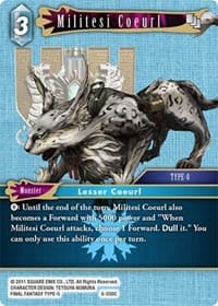 Militesi Coeurl - Opus VI - Final Fantasy TCG card