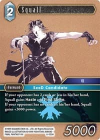 Squall - Opus VI - Final Fantasy TCG card