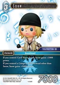 Snow - Opus VI - Final Fantasy TCG card