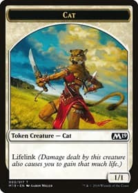 Cat Token - Core Set 2019 - Magic: The Gathering card