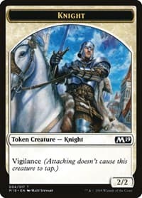 Knight Token - Core Set 2019 - Magic: The Gathering card