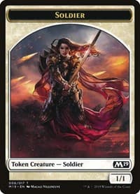Soldier Token - Core Set 2019 - Magic: The Gathering card