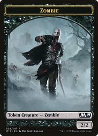 Zombie Token - Core Set 2019 - Magic: The Gathering card
