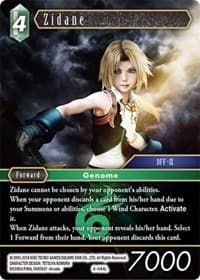 Zidane - Opus VI - Final Fantasy TCG card
