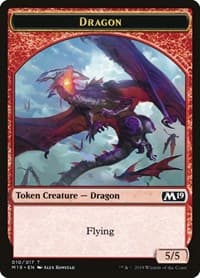 Dragon Token (010) - Core Set 2019 - Magic: The Gathering card