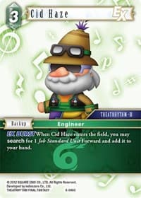 Cid Haze - Opus VI - Final Fantasy TCG card