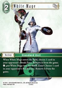 White Mage - Opus VI - Final Fantasy TCG card