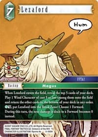 Lezaford - Opus VI - Final Fantasy TCG card