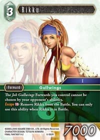 Rikku - Opus VI - Final Fantasy TCG card