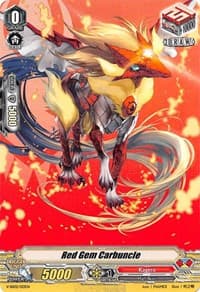 Red Gem Carbuncle - V Start Deck 02: 2018 Free Experience Deck "Kagero" - Cardfight Vanguard card