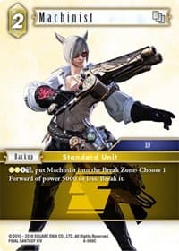 Machinist - Opus VI - Final Fantasy TCG card