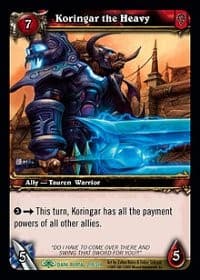 Koringar the Heavy - Dark Portal - WoW card