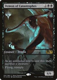 Demon of Catastrophes - Game Day & Store Championship Promos - Magic: The Gathering card