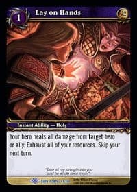 Lay on Hands - Dark Portal - WoW card