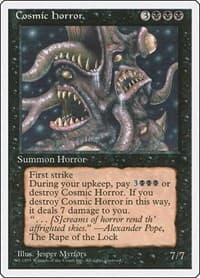 Cosmic Horror - Fourth Edition - Magic: The Gathering card