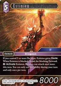 Estinien - Opus VI - Final Fantasy TCG card