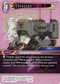 Colossus - Opus VI - Final Fantasy TCG card