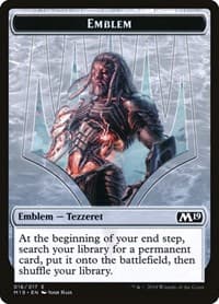Emblem - Tezzeret, Artifice Master - Core Set 2019 - Magic: The Gathering card