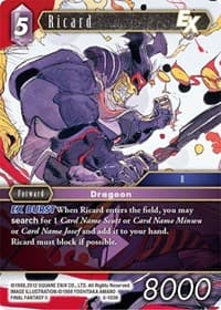 Ricard - Opus VI - Final Fantasy TCG card
