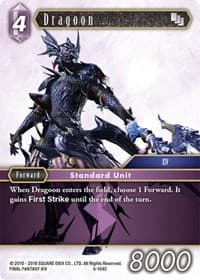 Dragoon - Opus VI - Final Fantasy TCG card