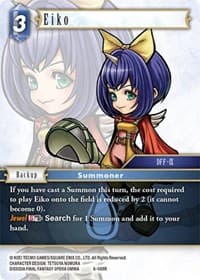 Eiko - Opus VI - Final Fantasy TCG card