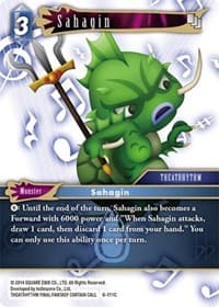 Sahagin - Opus VI - Final Fantasy TCG card