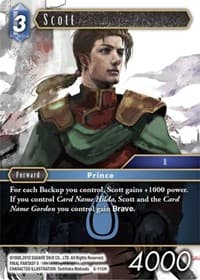 Scott - Opus VI - Final Fantasy TCG card