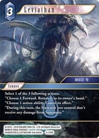 Leviathan - Opus VI - Final Fantasy TCG card
