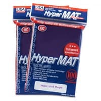 USA Limited KMC Card Barrier - Hyper Matte - Purple (100-Pack) - KMC Card Sleeves - Card Sleeves card