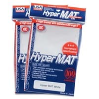 USA Limited KMC Card Barrier - Hyper Matte - White (100-Pack) - KMC Card Sleeves - Card Sleeves card