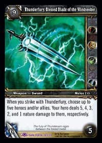 Thunderfury, Blessed Blade of the Windseeker - Dark Portal - WoW card