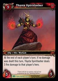 Thysta Spiritlasher - Dark Portal - WoW card