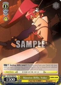Massive Rifle, Yoko - Gurren Lagann - Weiss Schwarz card