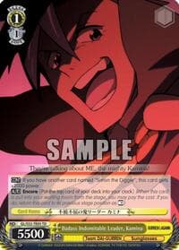 Badass Indomitable Leader, Kamina - Gurren Lagann - Weiss Schwarz card